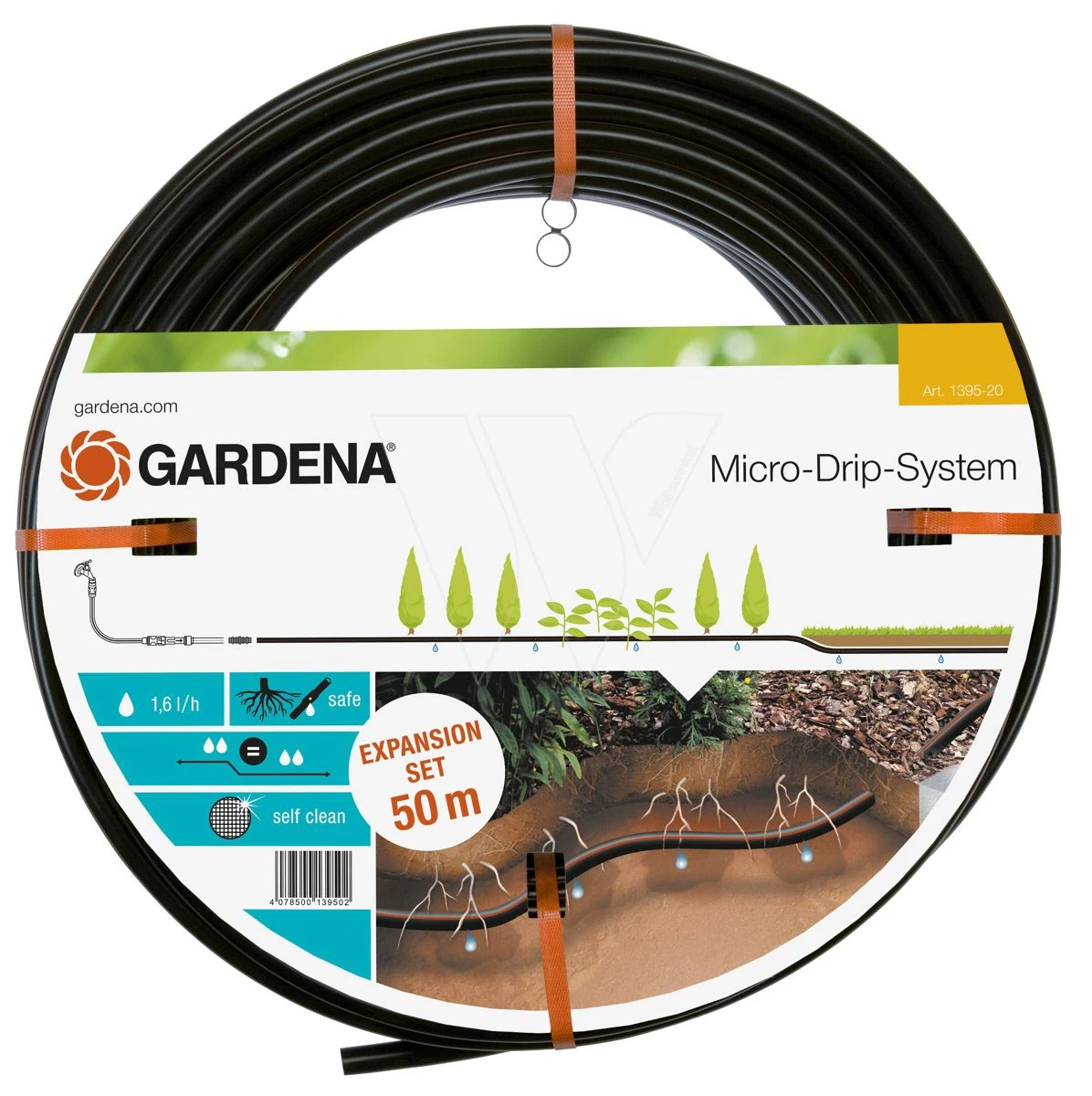 Gardena Druppelbuis 13.7mm 50m. Uitbreid 3 Gardena Druppelbuis 13.7mm 50m. Uitbreid