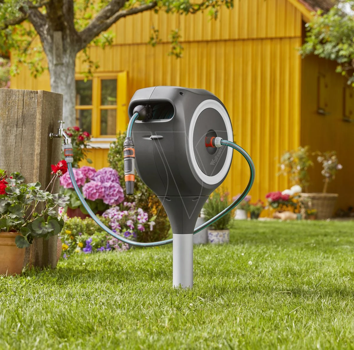 Gardena Tuin Slangenbox 15 Rollup S Wit 7 Gardena Tuin Slangenbox 15 Rollup S Wit - Afbeelding 5