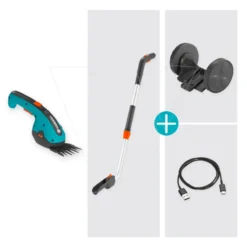Gardena Accu-grasschaar + Telescoopsteel -Aanbiedingen Landschap Tuin Winkel 970623501 6 GARDENA20ACCU GRASSCHAAR2020TELESCOOPSTEEL