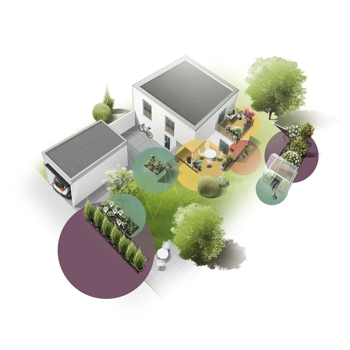 Gardena Micro Drip Start Set Voor Balkon 9 Gardena Micro Drip Start Set Voor Balkon - Afbeelding 7